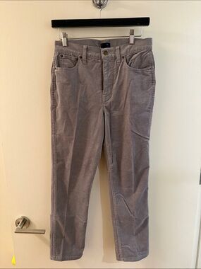 Women’s J Crew 27 Petite Gray Corduroy Pants